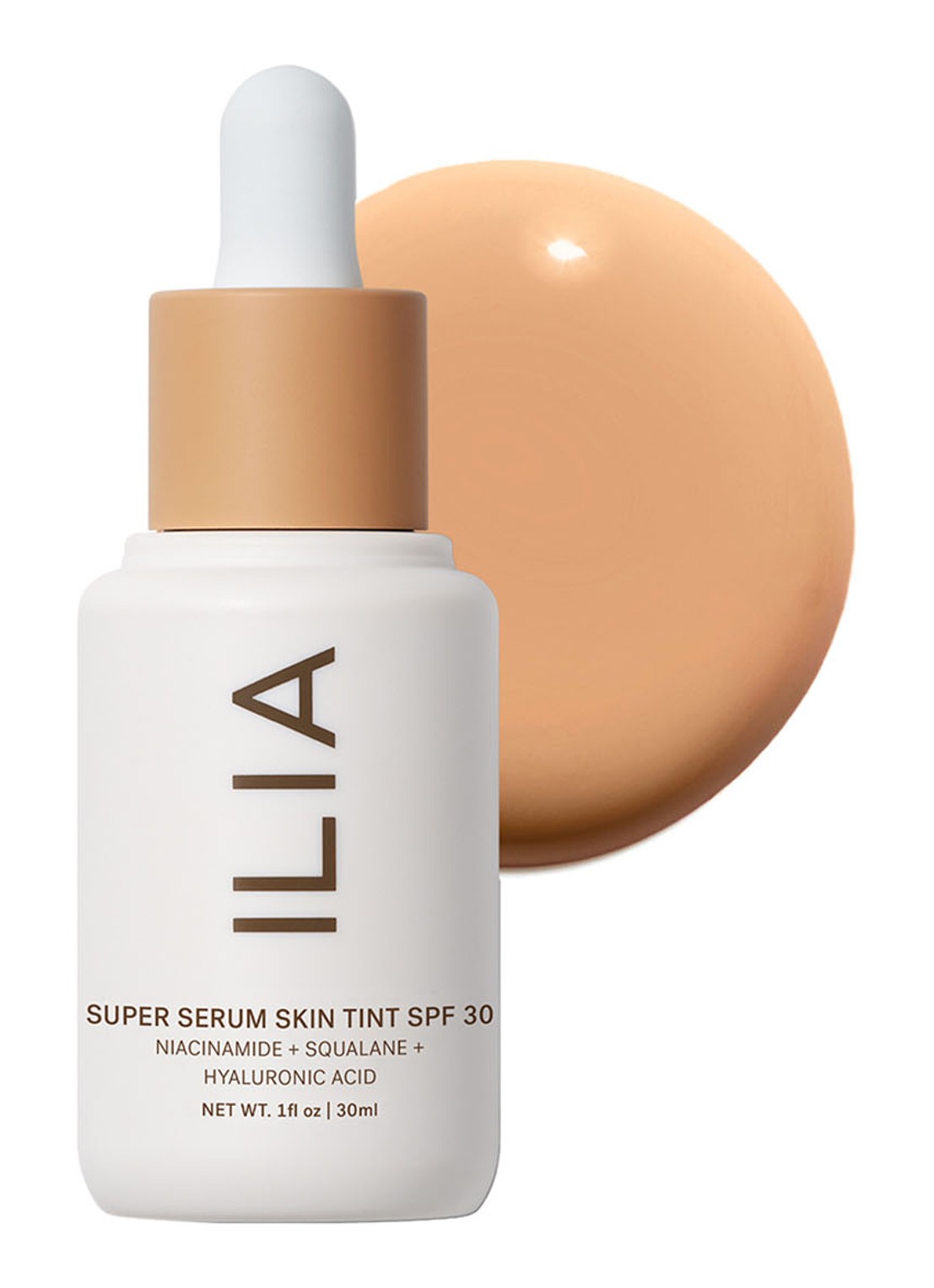 ILIA Beauty Super Serum Skin Tint Broad Spectrum SPF30 - getint serum - voorkant paloma - st9