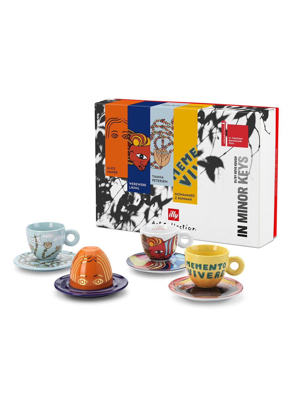 illy Biennale mok set van 4 - voorkant undefined