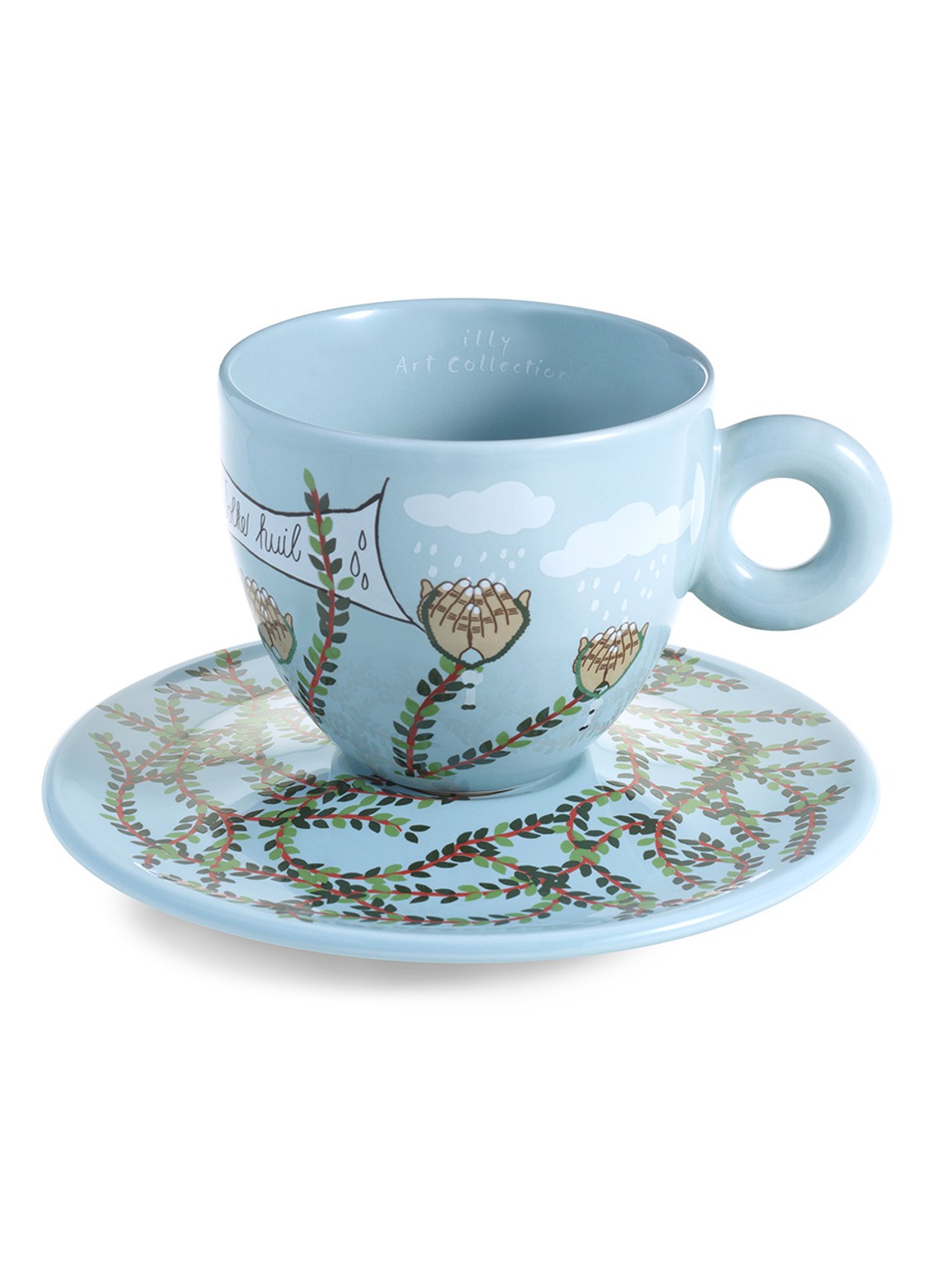 illy Biennale Petersen espressokopje met schotel in giftbox - voorkant undefined