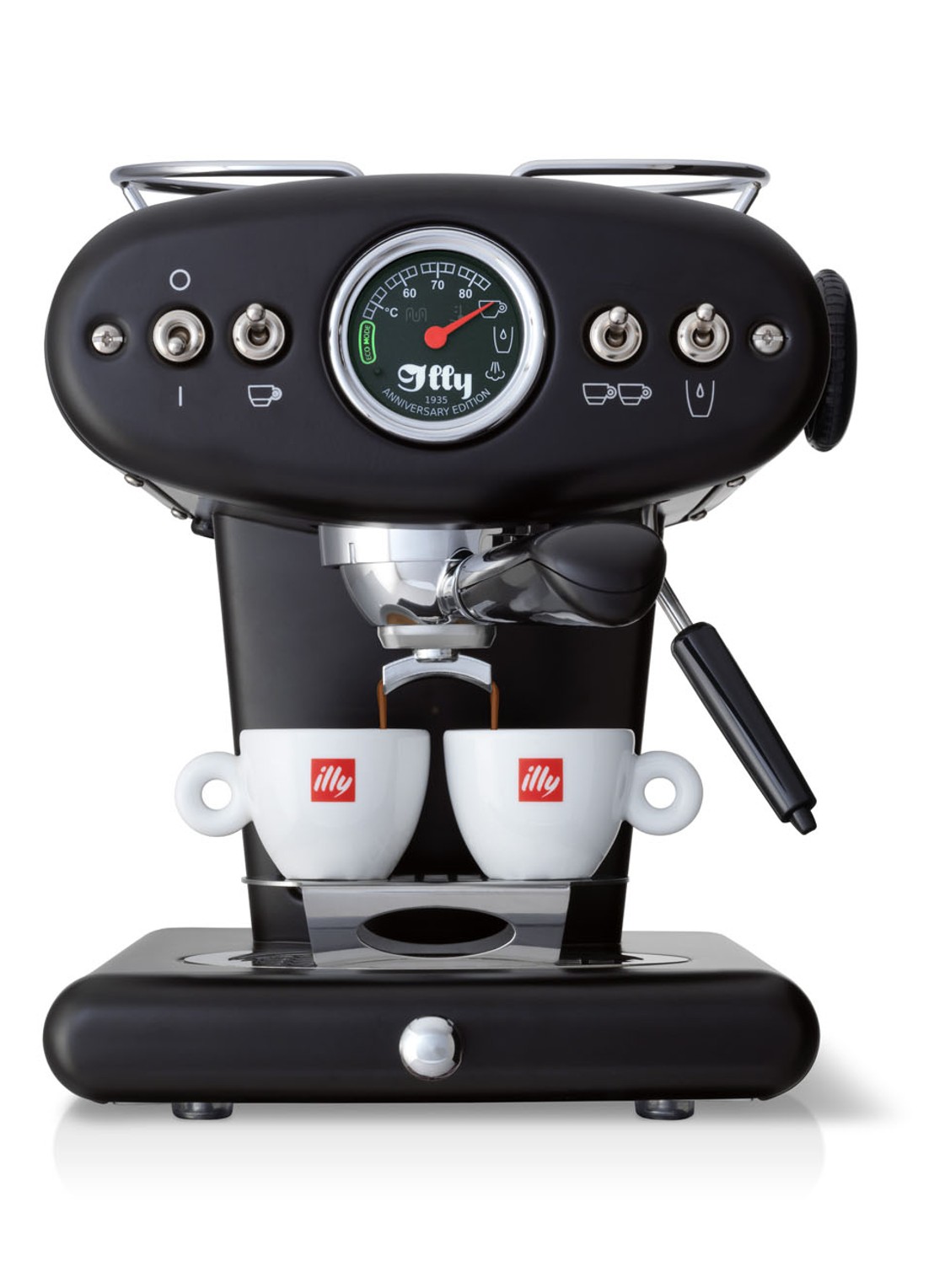 illy FrancisFrancis X1 Anniversary ESE & Ground espressomachine - voorkant 2 zwart