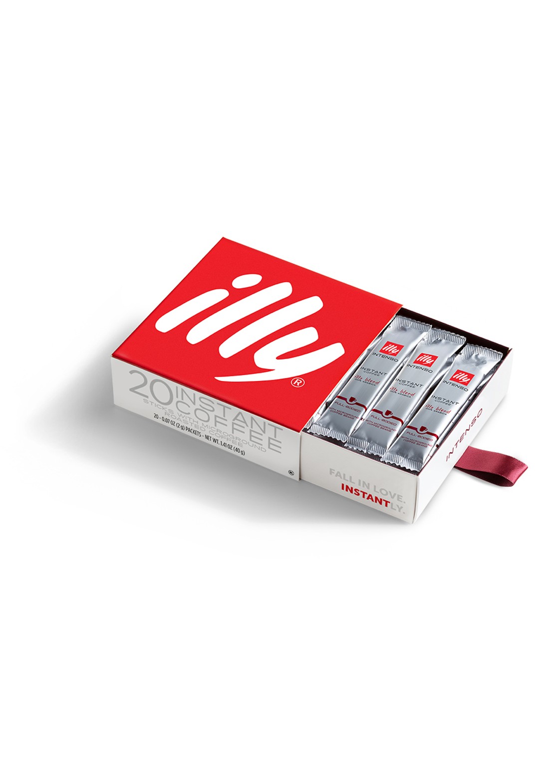 illy Intenso instant koffie sticks - achterkant undefined