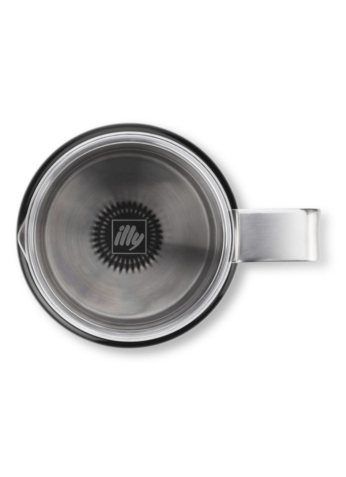 illy Melkopschuimer 250 ml 23760 - detail 3 zwart