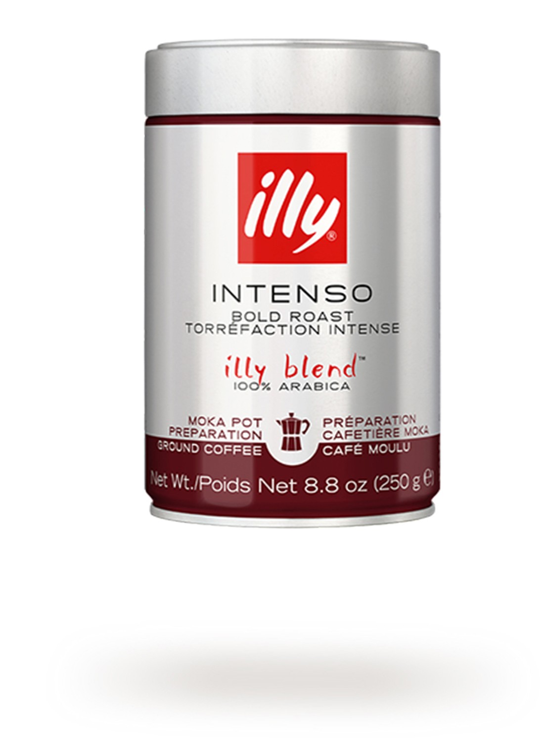 illy Moka Intenso gemalen koffie 250 gram - voorkant 2 undefined
