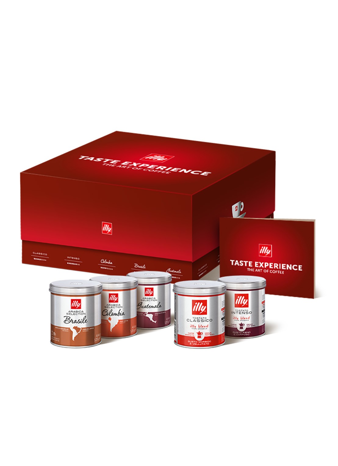 illy Tasting Kit gemalen koffie 5 x 125 gram - voorkant undefined
