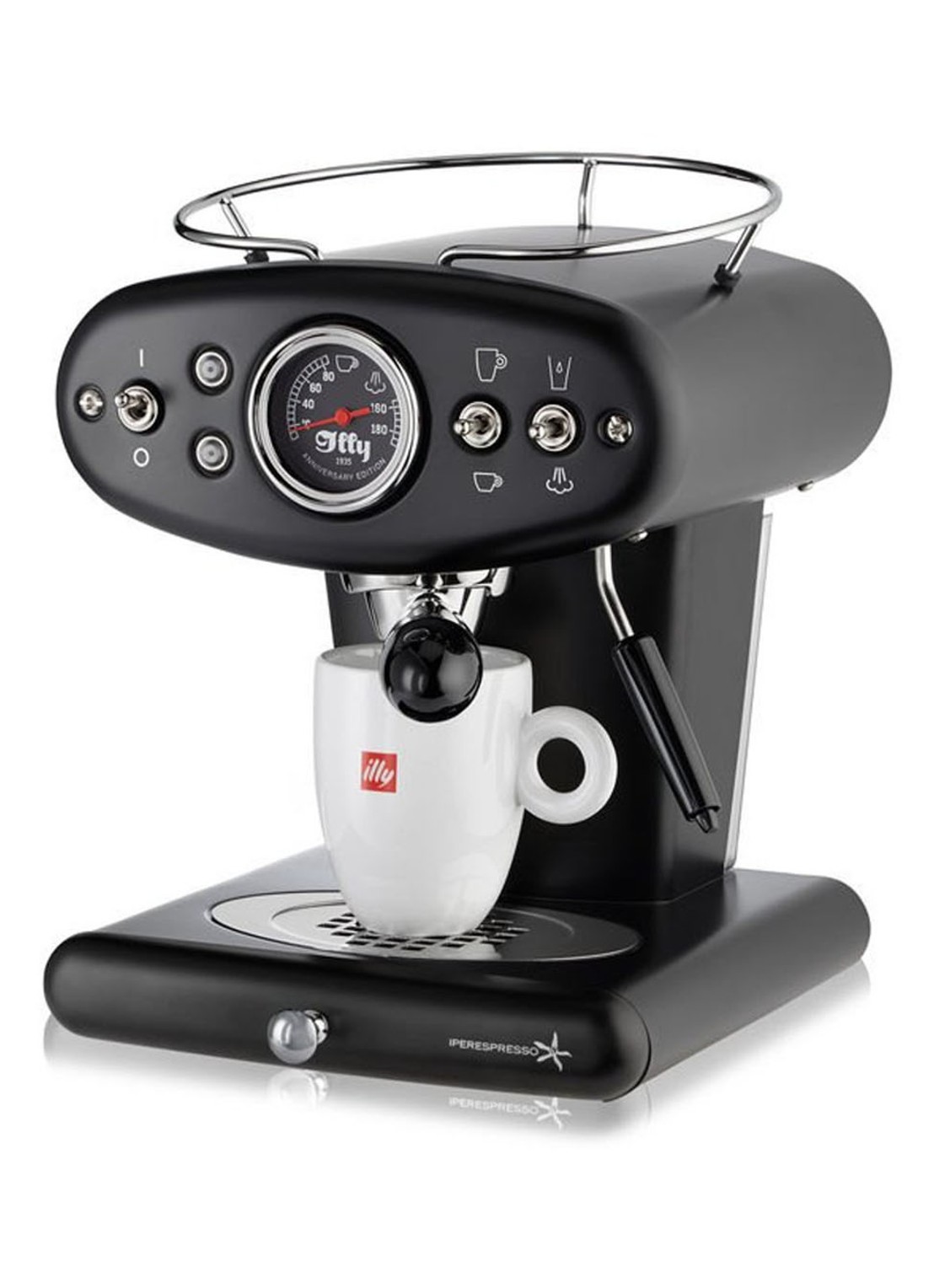 illy X1 Anniversary Iperespresso espressomachine - detail 3 zwart