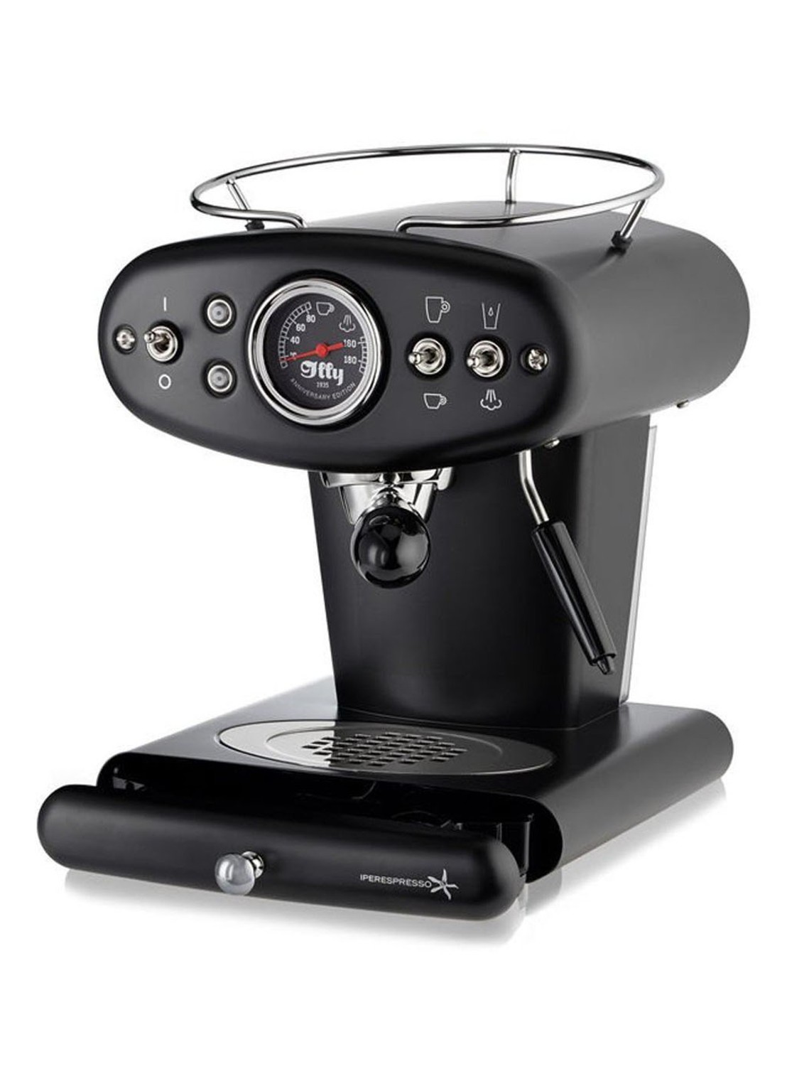 illy X1 Anniversary Iperespresso espressomachine - detail 4 zwart