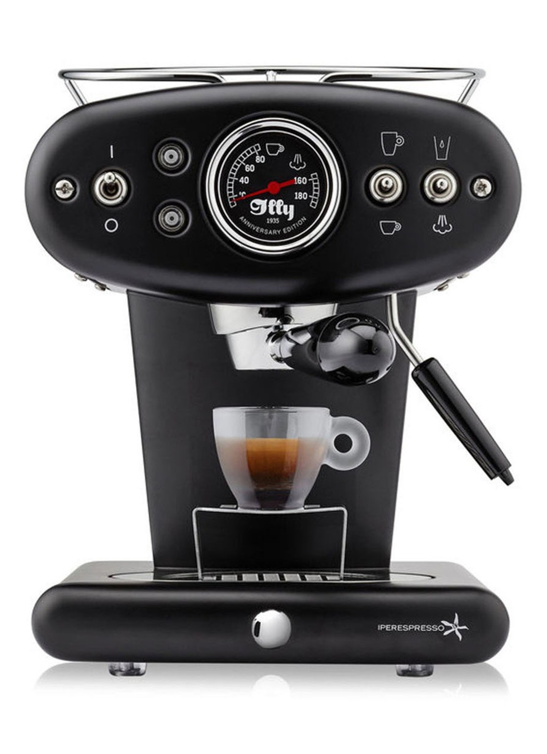illy X1 Anniversary Iperespresso espressomachine - voorkant 6 zwart