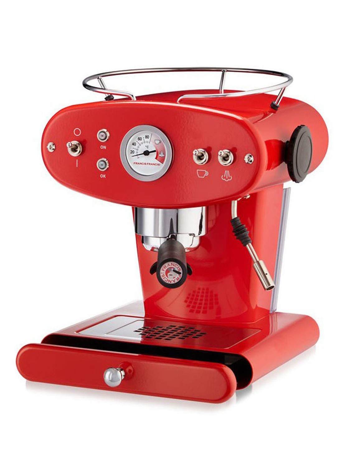 illy X1 Iperespresso espressomachine 6335 - detail 3 rood