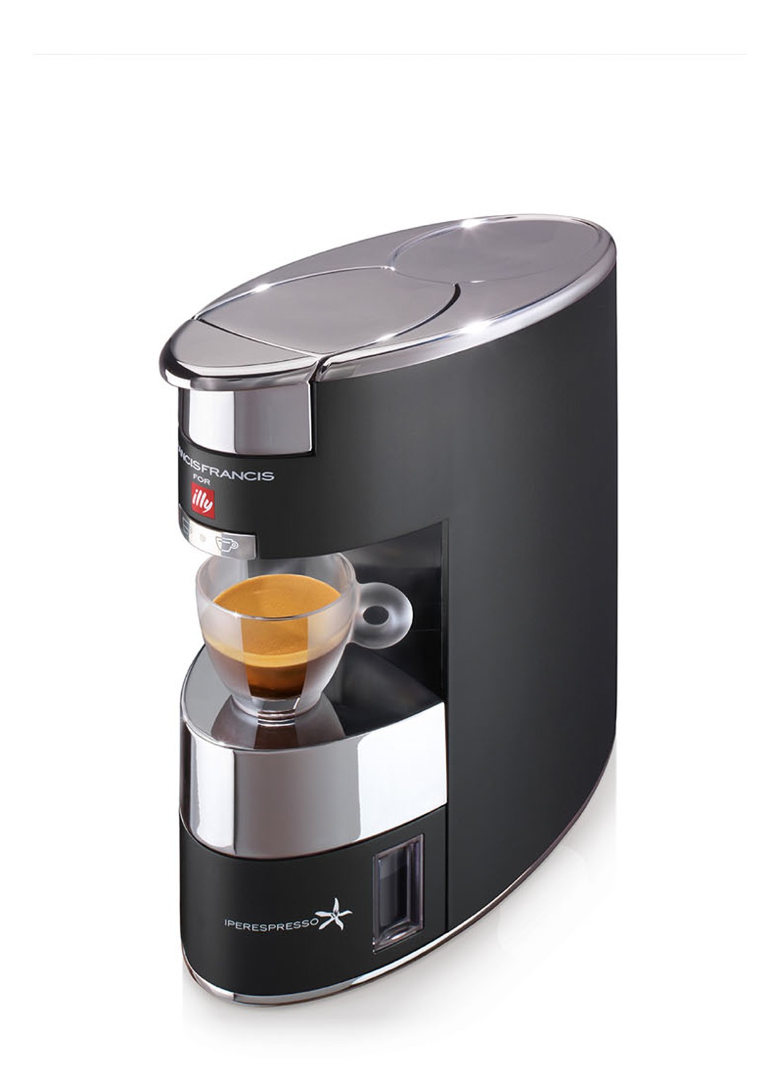 illy X9 iperEspresso espressomachine - voorkant 3 zwart