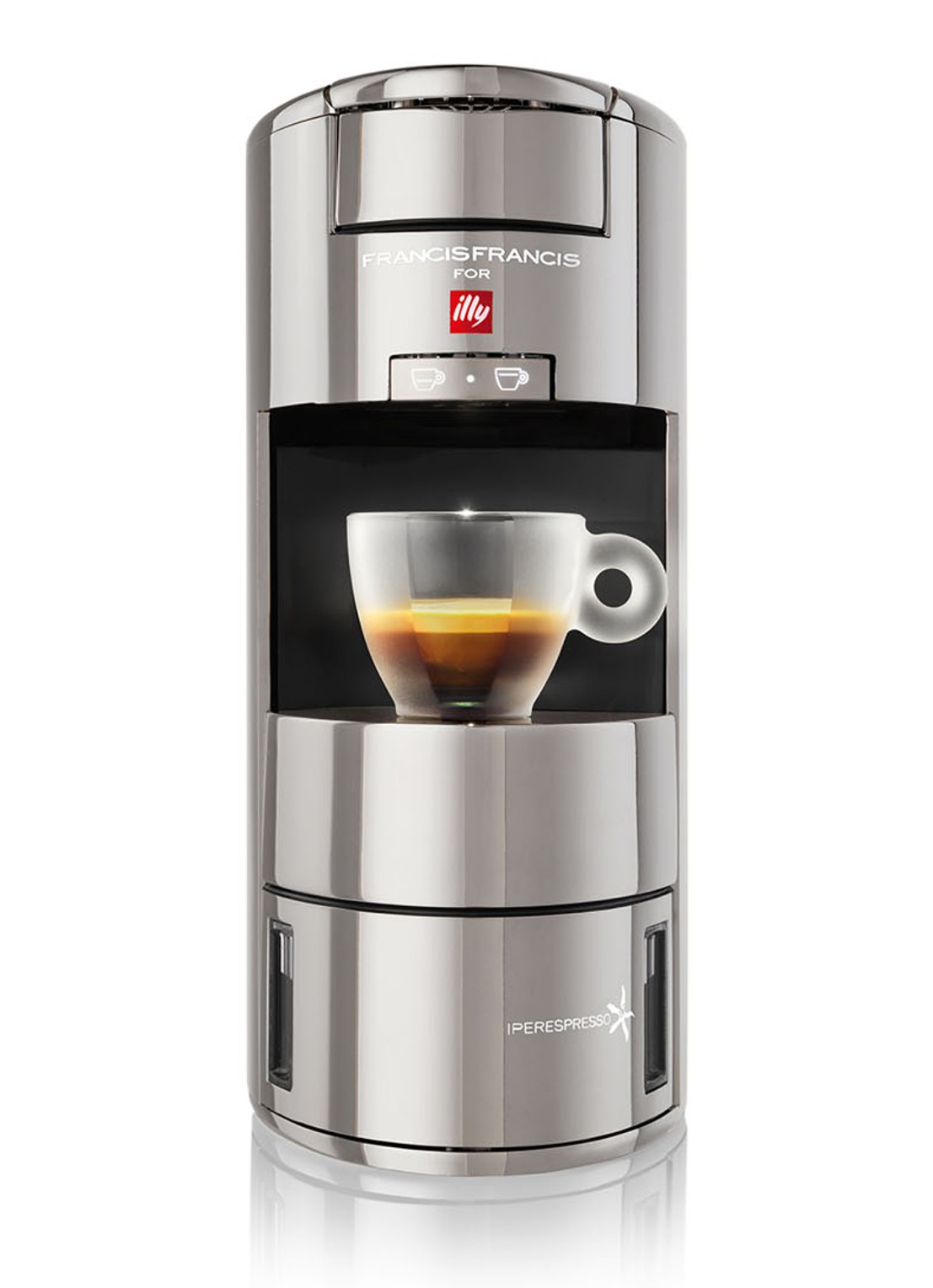illy X9 Iperespresso espressomachine - voorkant 3 zilver