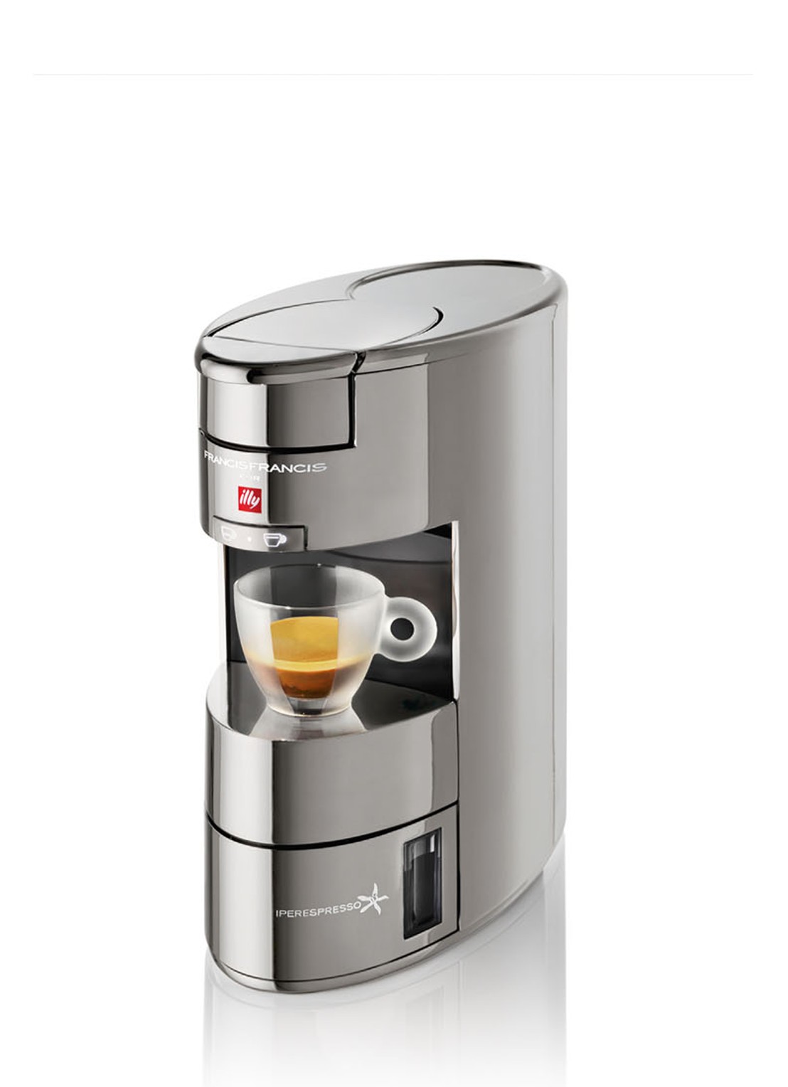 illy X9 Iperespresso espressomachine - voorkant 4 zilver