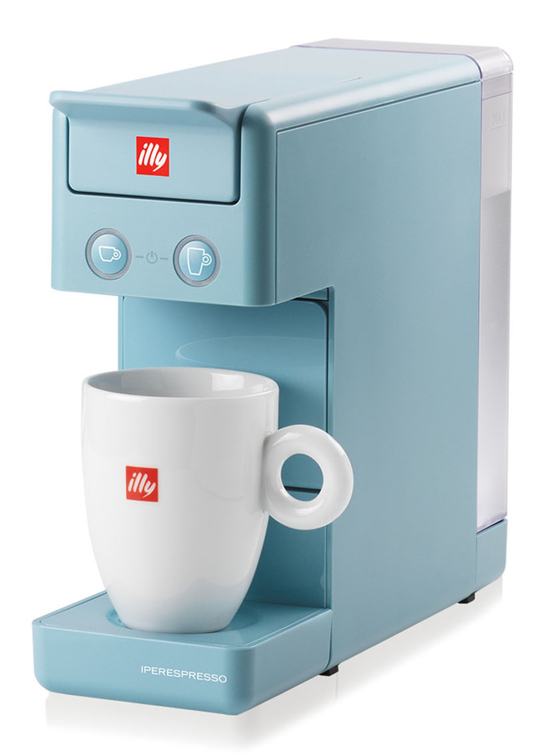 illy Y3.3 Iperespresso espresso- & koffiemachine 60477 - detail lichtblauw
