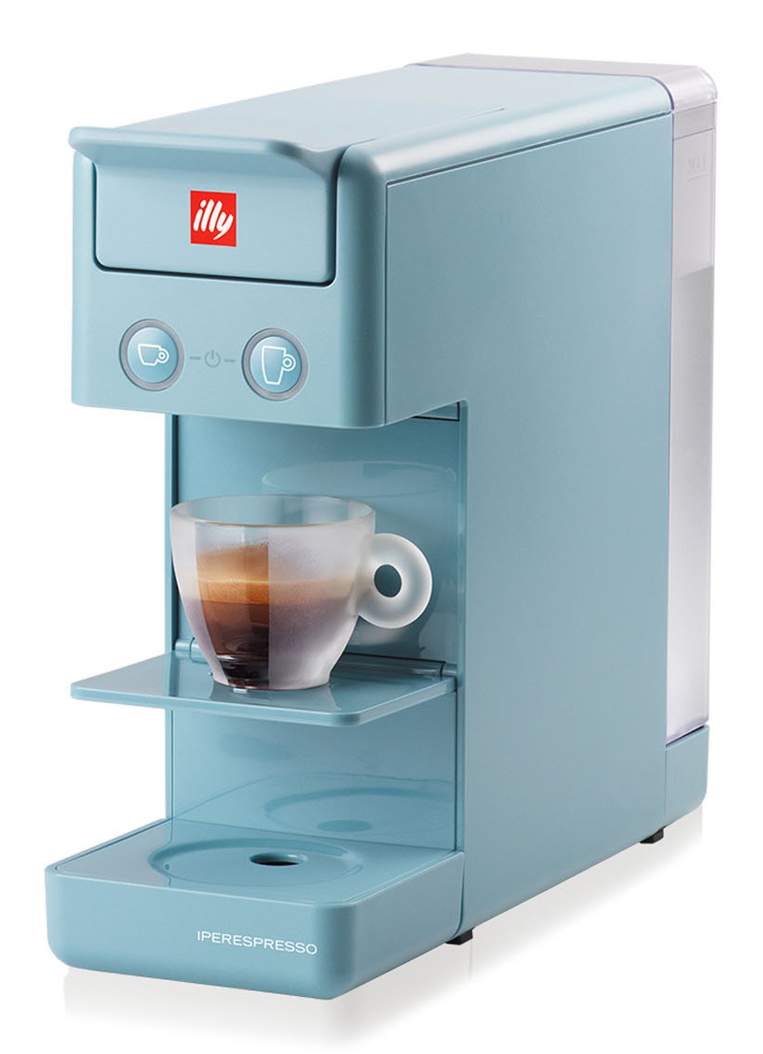 illy Y3.3 Iperespresso espresso- & koffiemachine 60477 - voorkant 4 lichtblauw