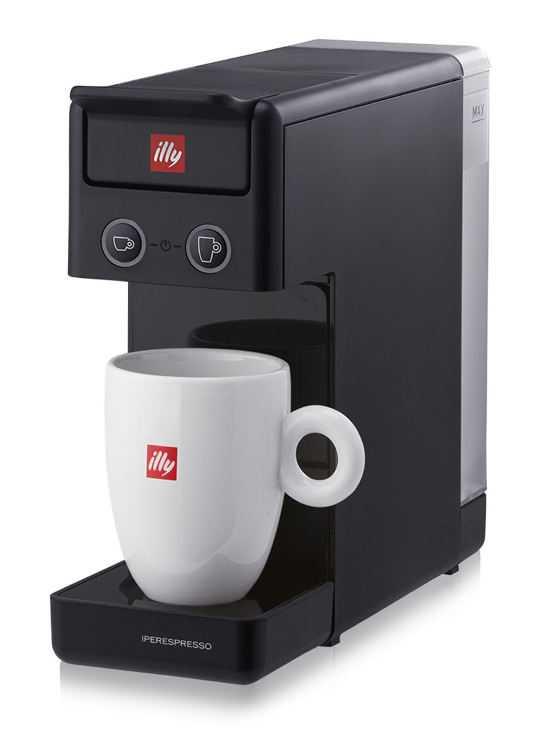 illy Y3.3 iperEspresso espressomachine - detail zwart