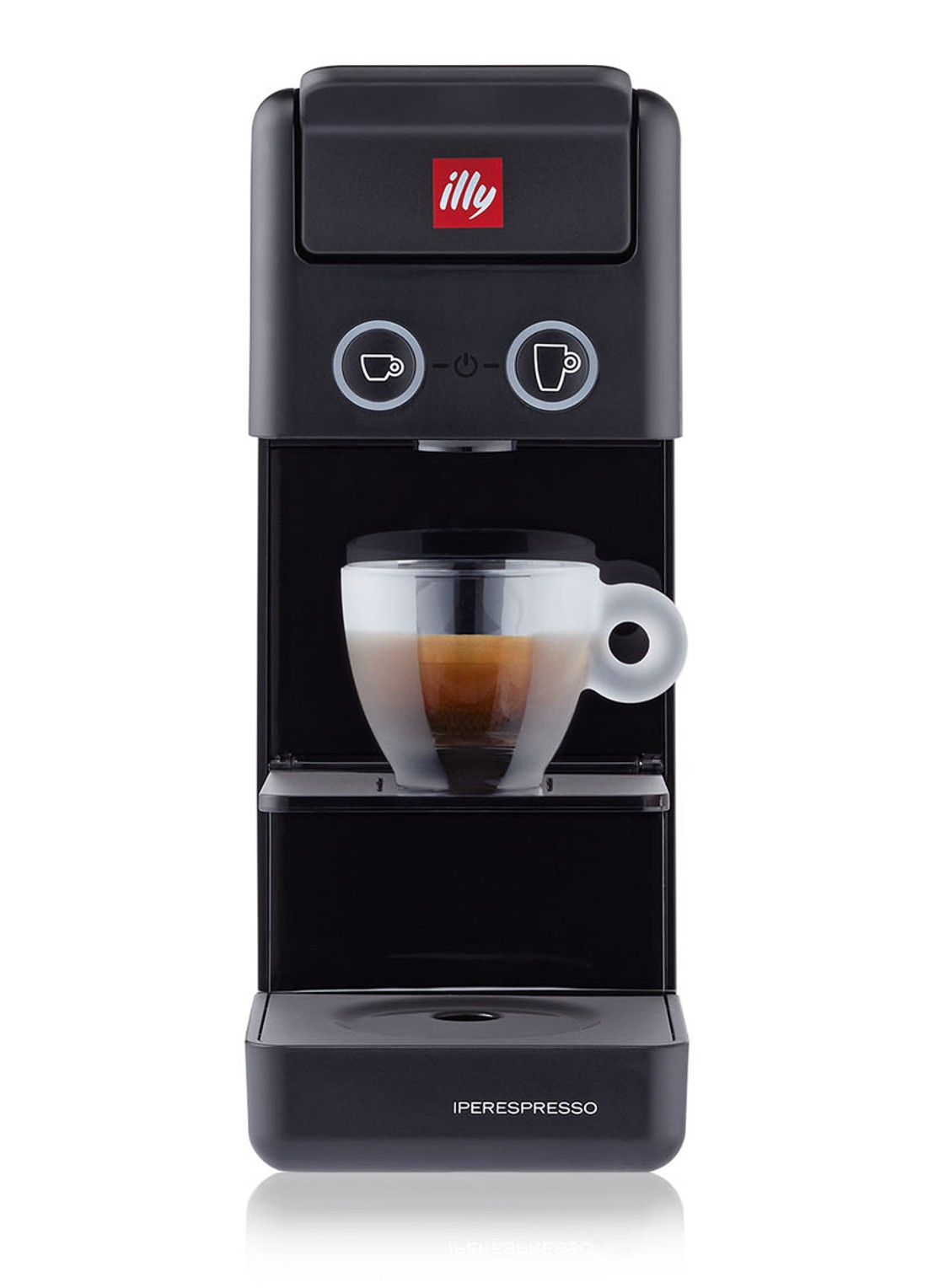 illy Y3.3 iperEspresso espressomachine - voorkant 3 zwart