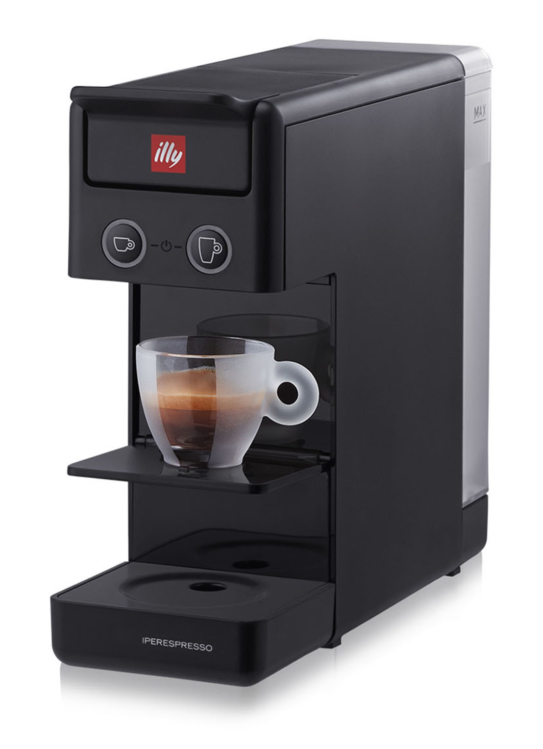 illy Y3.3 iperEspresso espressomachine - voorkant 4 zwart