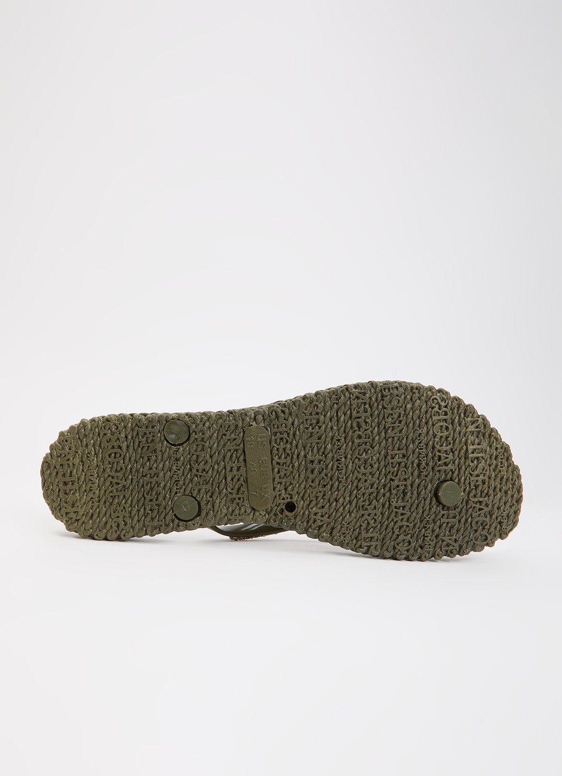 Ilse Jacobsen Cheerful slipper met strass - detail 5 legergroen