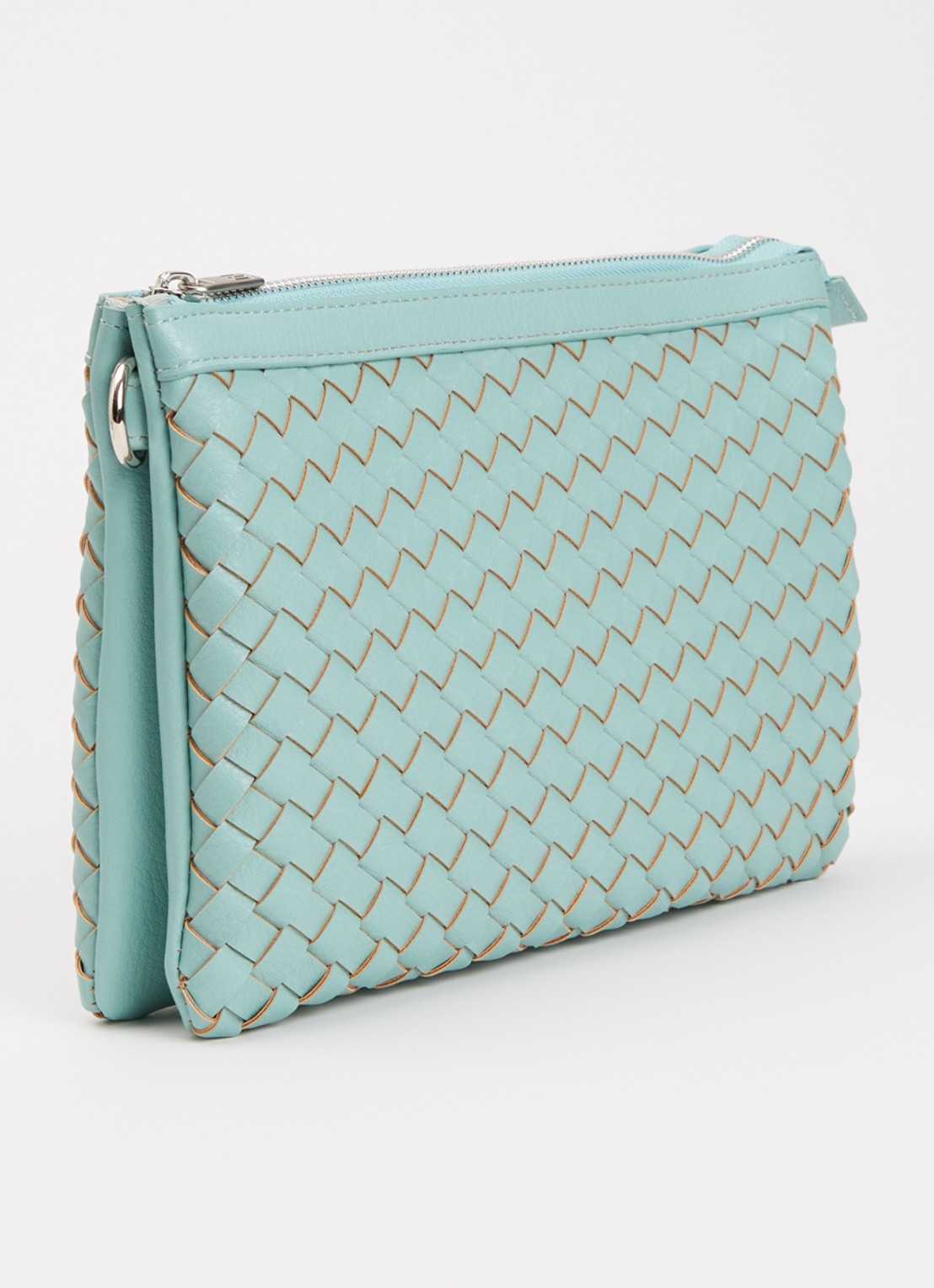 Ilse Jacobsen Gevlochten clutch met afneembare schouderriem - achterkant 3 mint