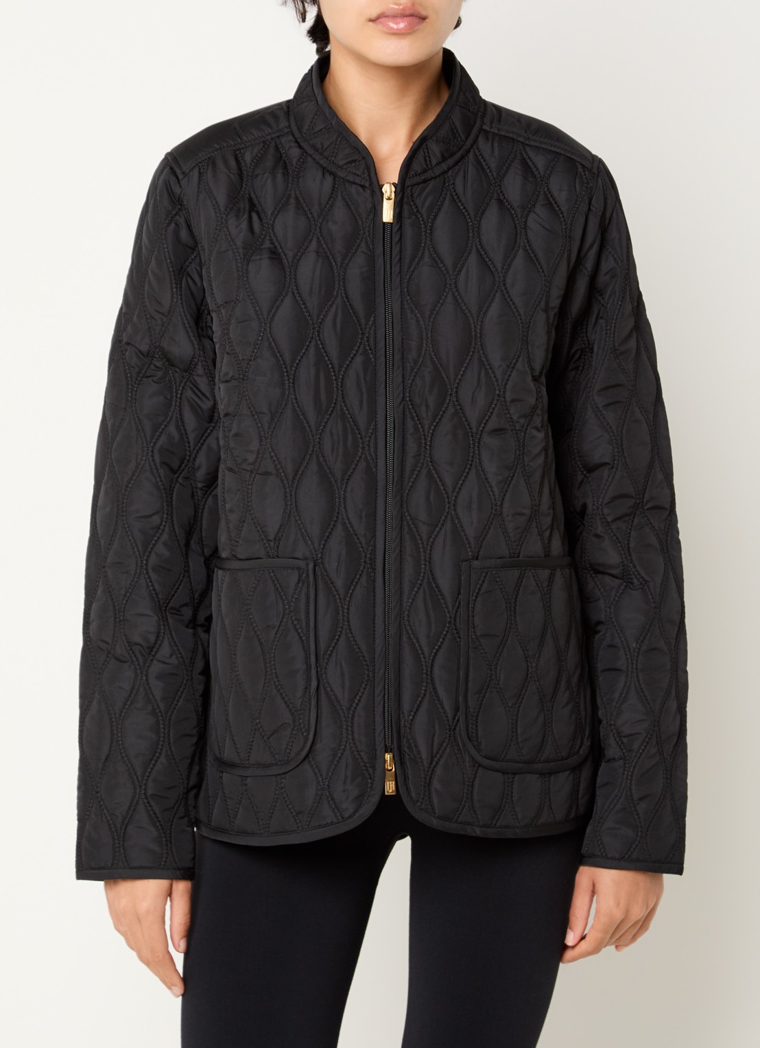 Ilse Jacobsen Jack met quiltpatroon - detail zwart