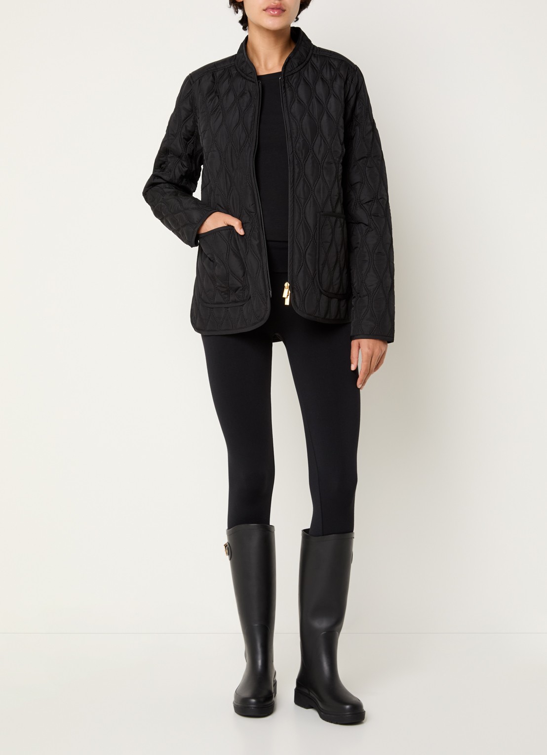 Ilse Jacobsen Jack met quiltpatroon - voorkant 4 zwart