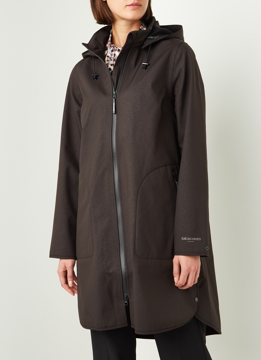 Ilse Jacobsen RAINCOAT Black - detail 4 zwart