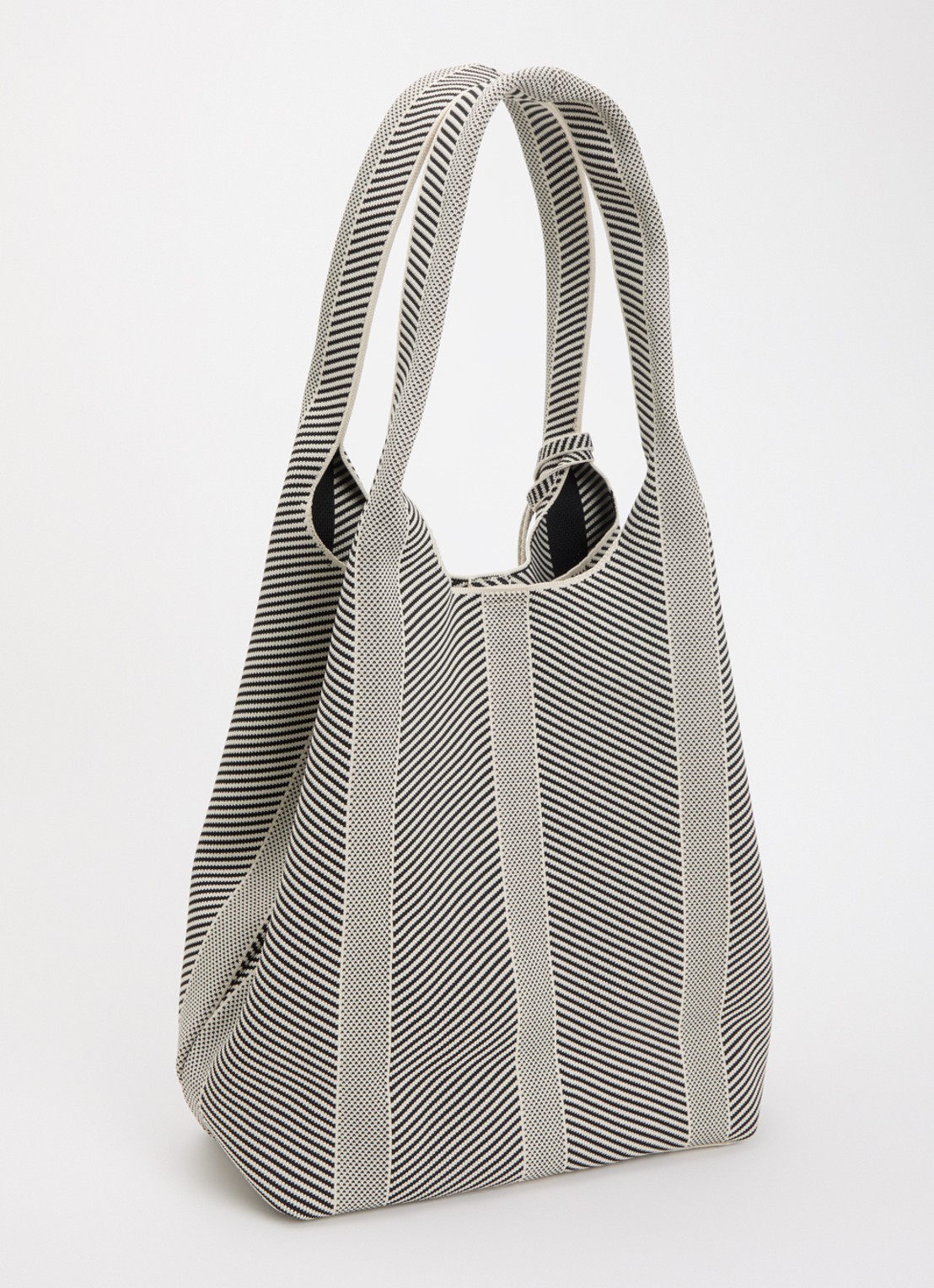Ilse Jacobsen Shopper met grafische print - achterkant 5 zwart