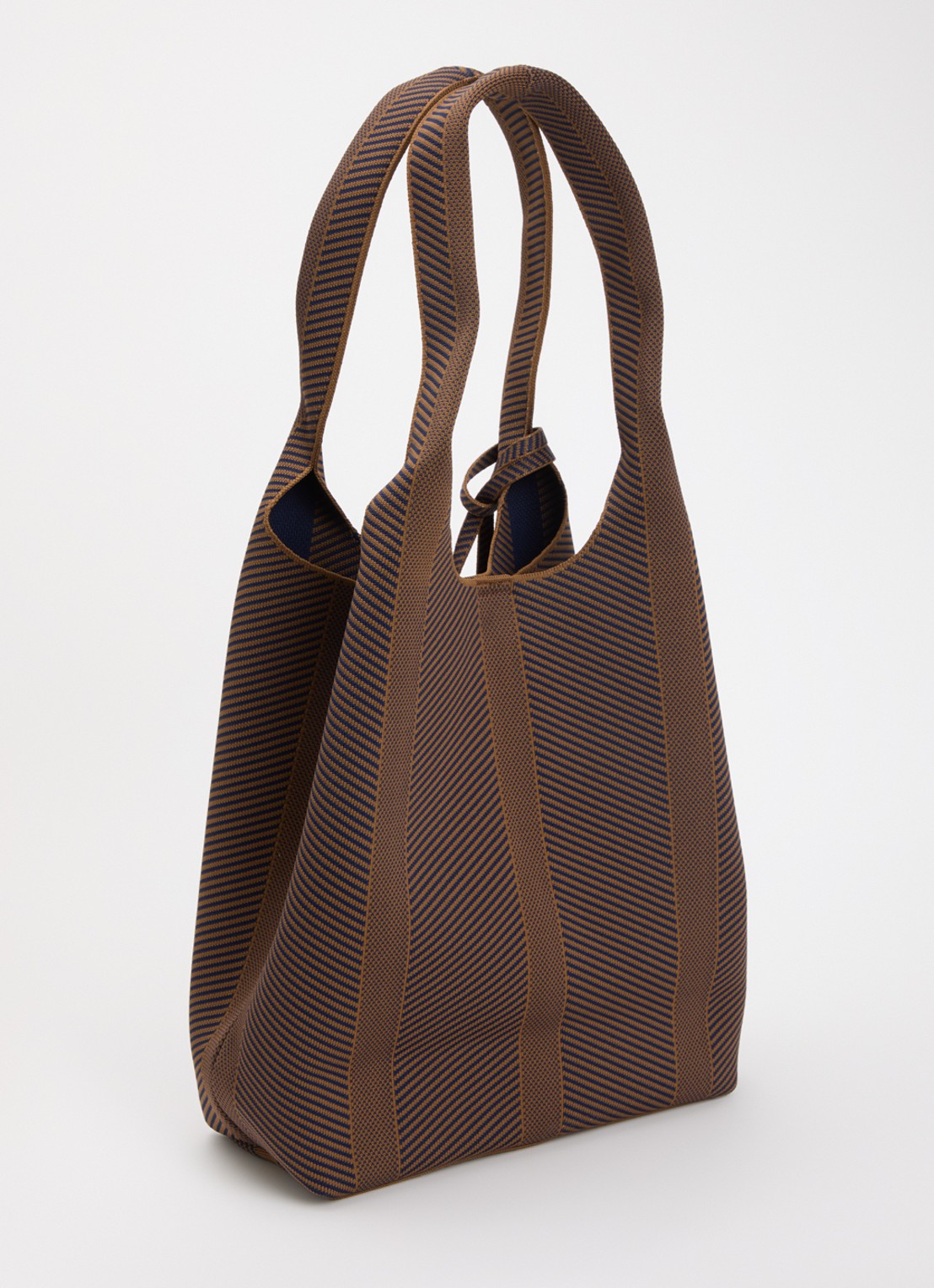 Ilse Jacobsen Shopper met grafische print - achterkant 5 bruin