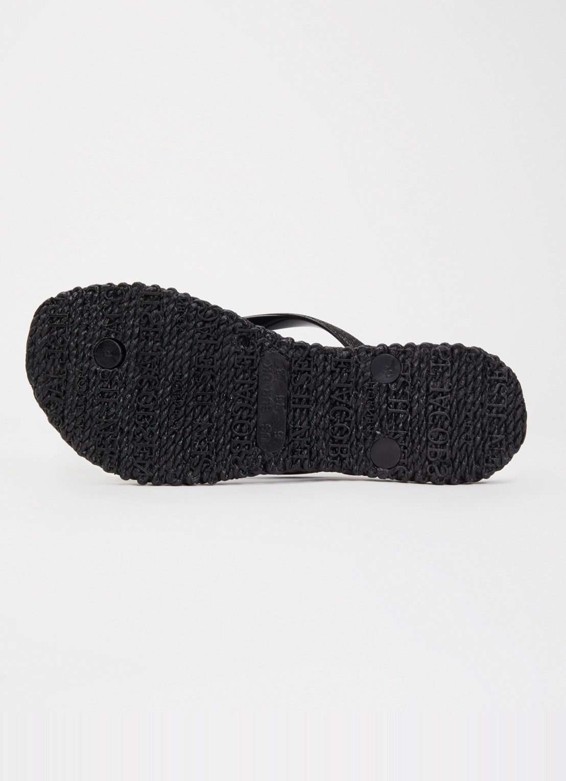 Ilse Jacobsen Slipper met glitter en applicatie - detail 4 zwart