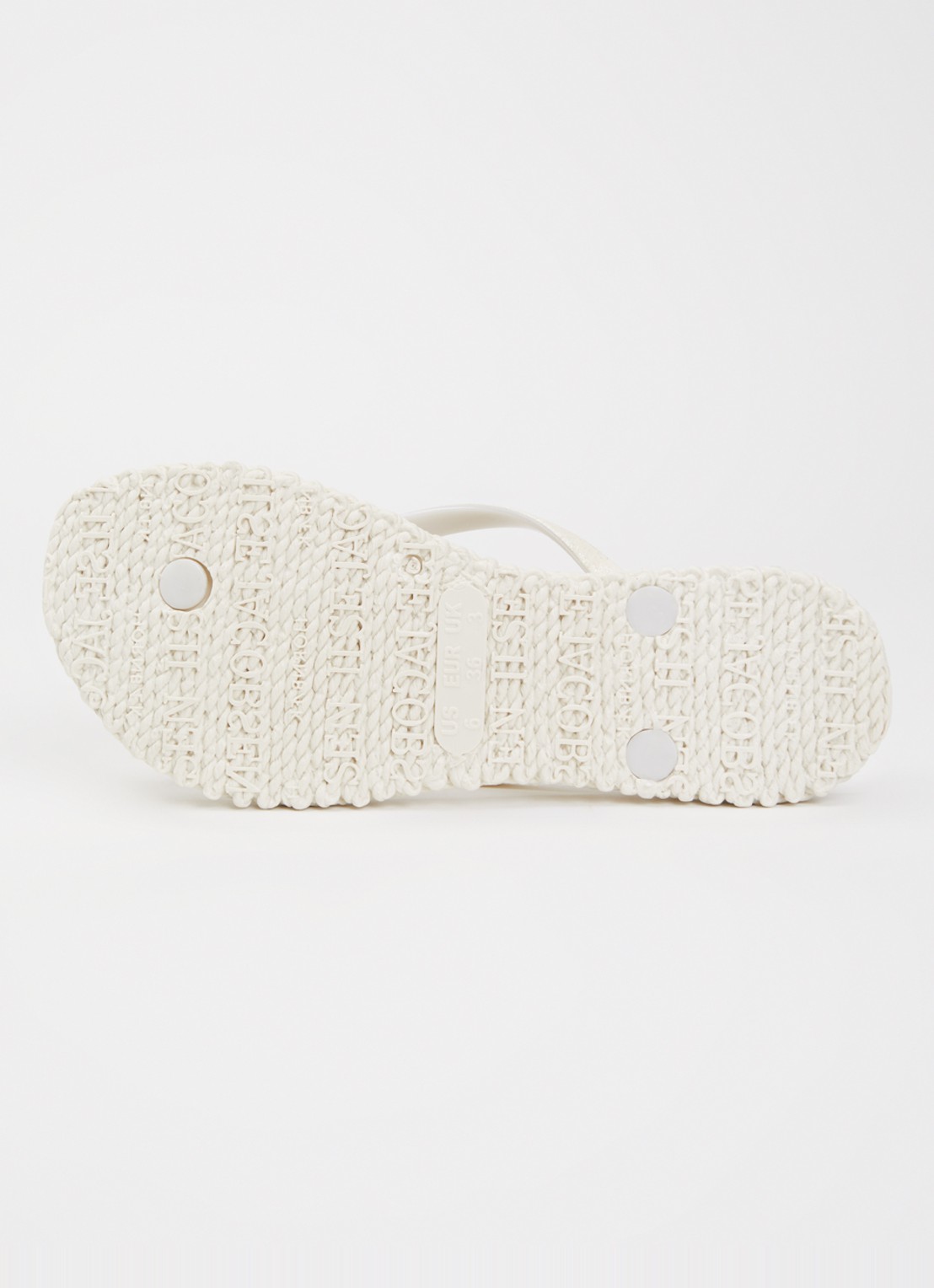 Ilse Jacobsen Slipper met glitter en applicatie - detail 3 gebroken wit