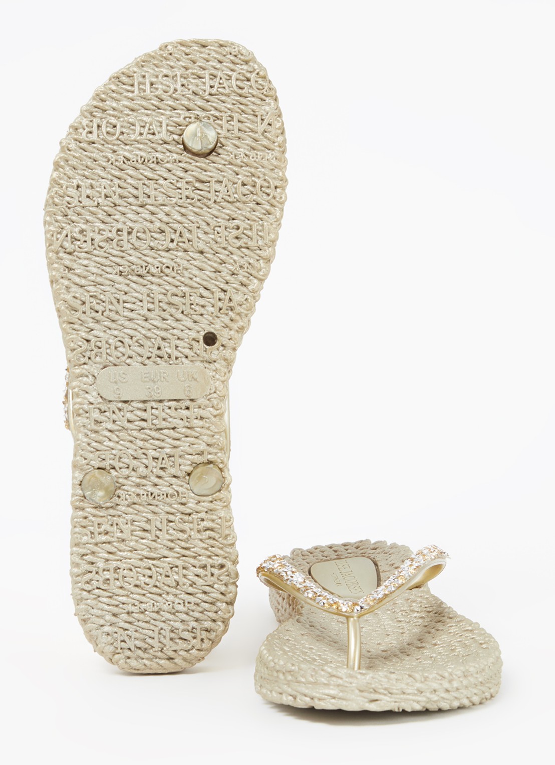Ilse Jacobsen Slipper met glitter - detail 4 khaki
