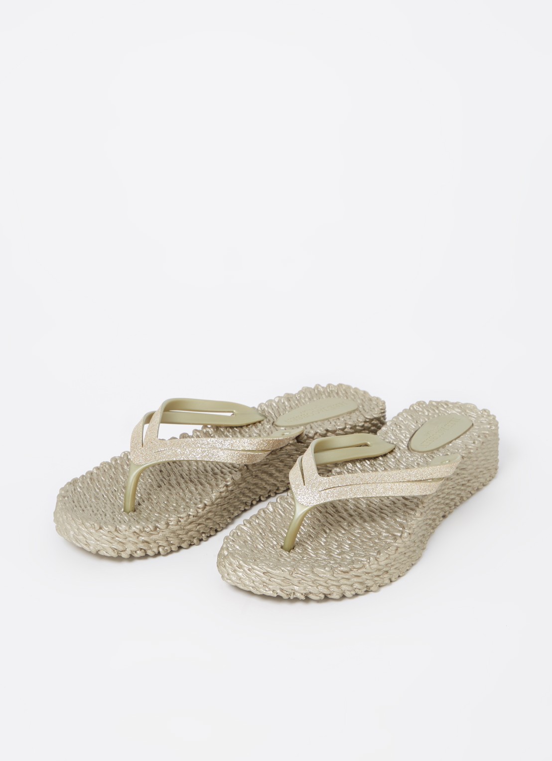 Ilse Jacobsen Slipper met glitter - detail 2 goud