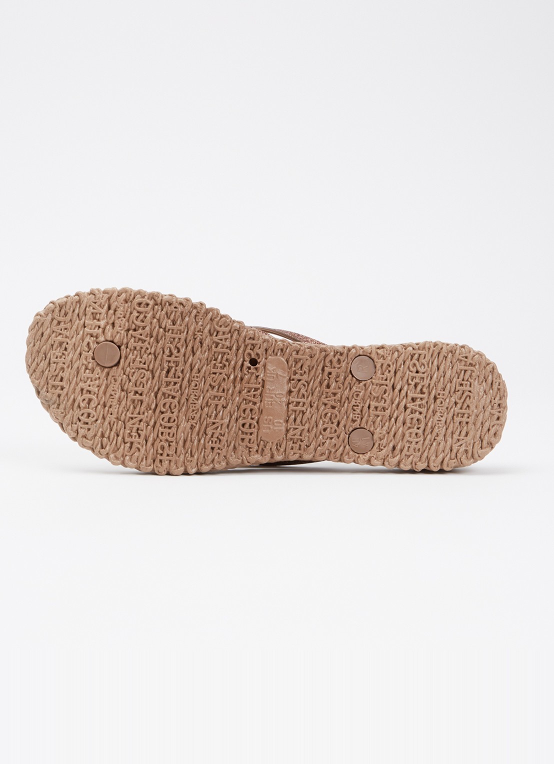 Ilse Jacobsen Slipper met glitter - detail 5 lichtbruin