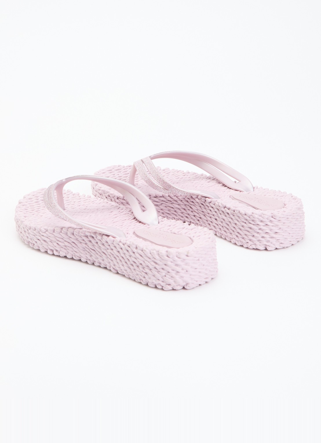 Ilse Jacobsen Slipper met glitter - achterkant lichtpaars