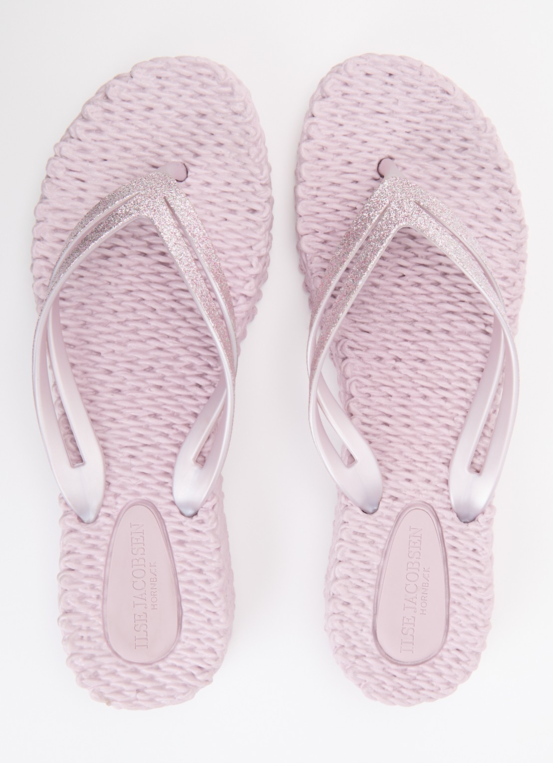Ilse Jacobsen Slipper met glitter - detail 4 lichtpaars