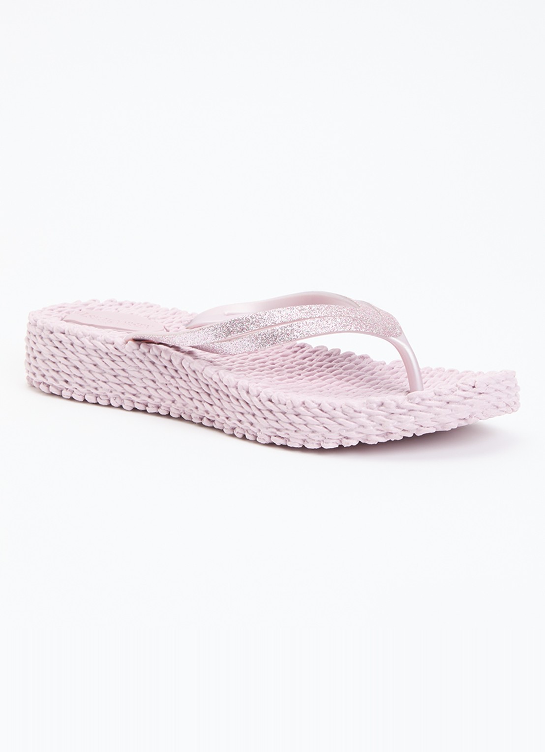 Ilse Jacobsen Slipper met glitter - voorkant 2 lichtpaars