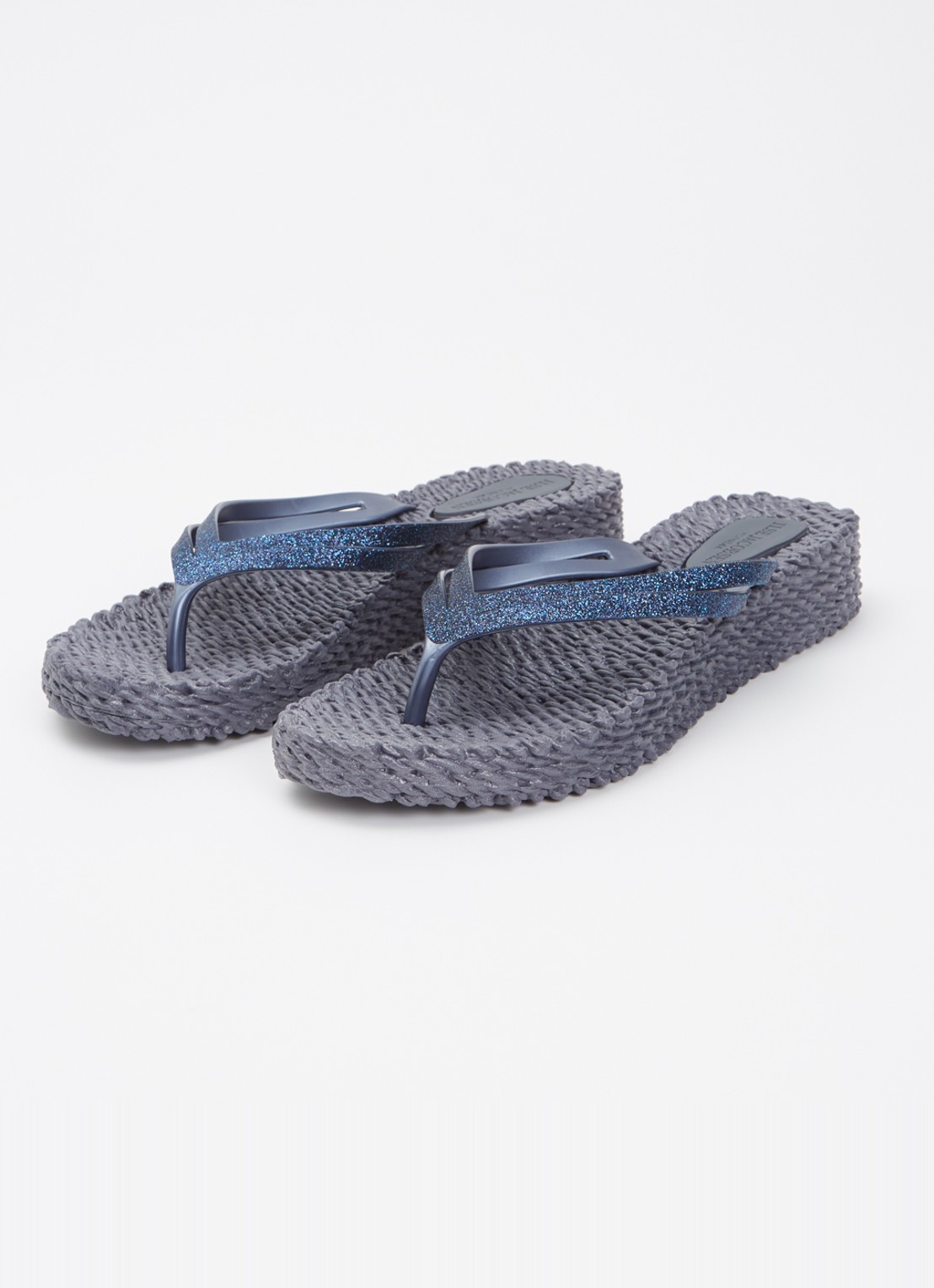 Ilse Jacobsen Slipper met glitter - detail 3 indigo