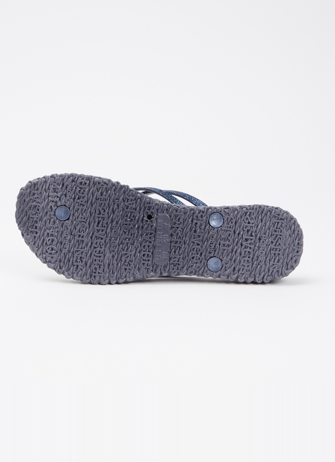 Ilse Jacobsen Slipper met glitter - detail 5 indigo
