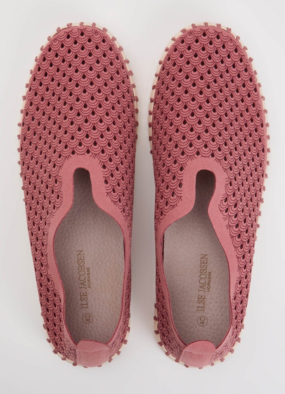 Ilse Jacobsen Tulip espadrille - detail 4 donkerroze