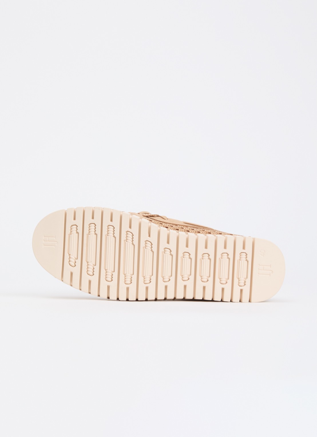 Ilse Jacobsen Tulip mocassin met structuur - detail 4 zand
