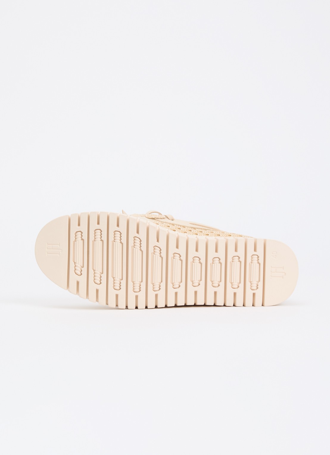 Ilse Jacobsen Tulip mocassin met structuur - detail 4 creme