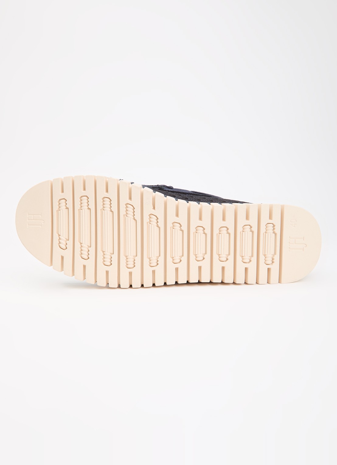 Ilse Jacobsen Tulip mocassin met structuur - detail 4 indigo
