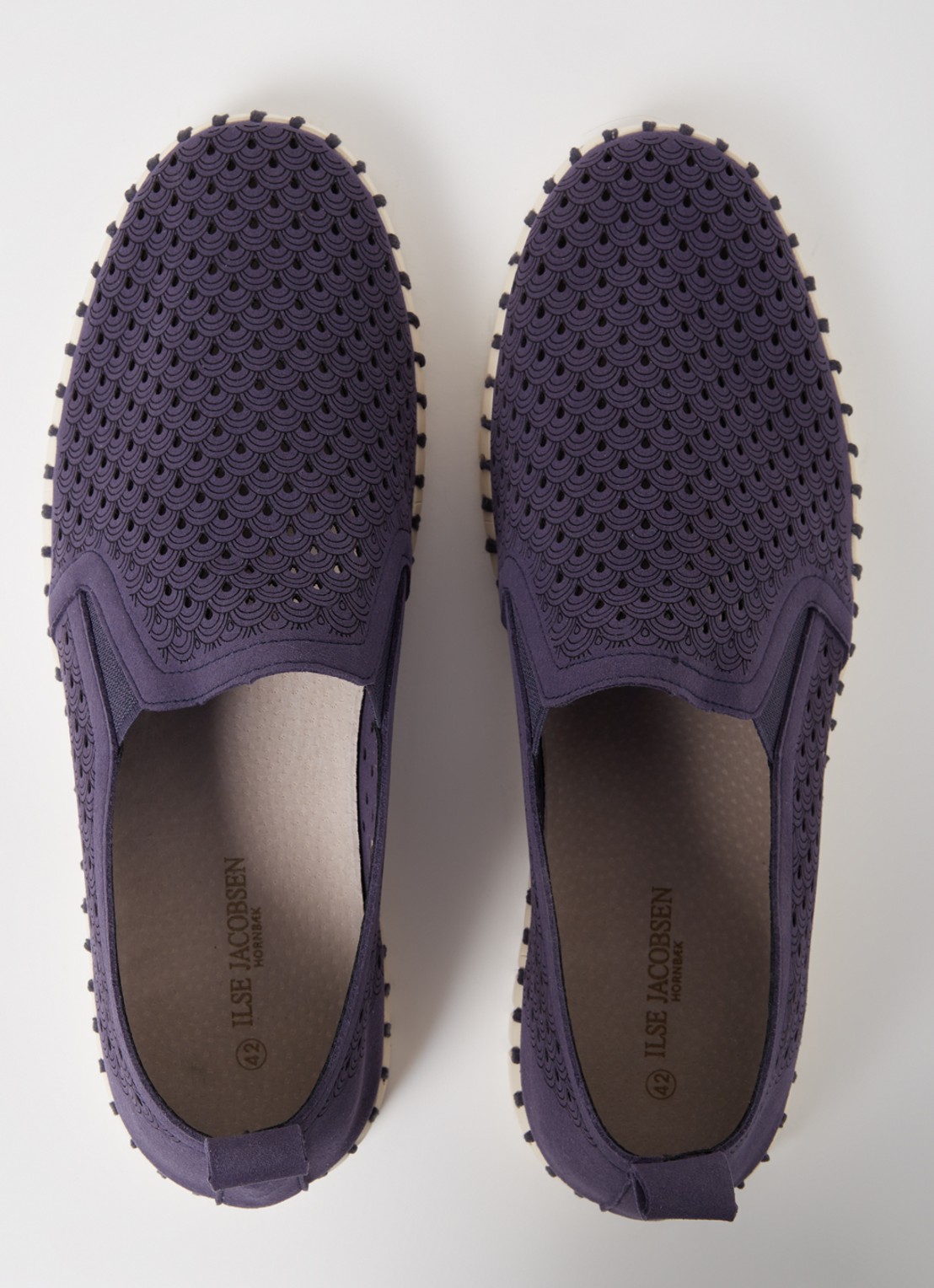 Ilse Jacobsen Tulip slip-on met cut-out detail - detail 4 royalblauw