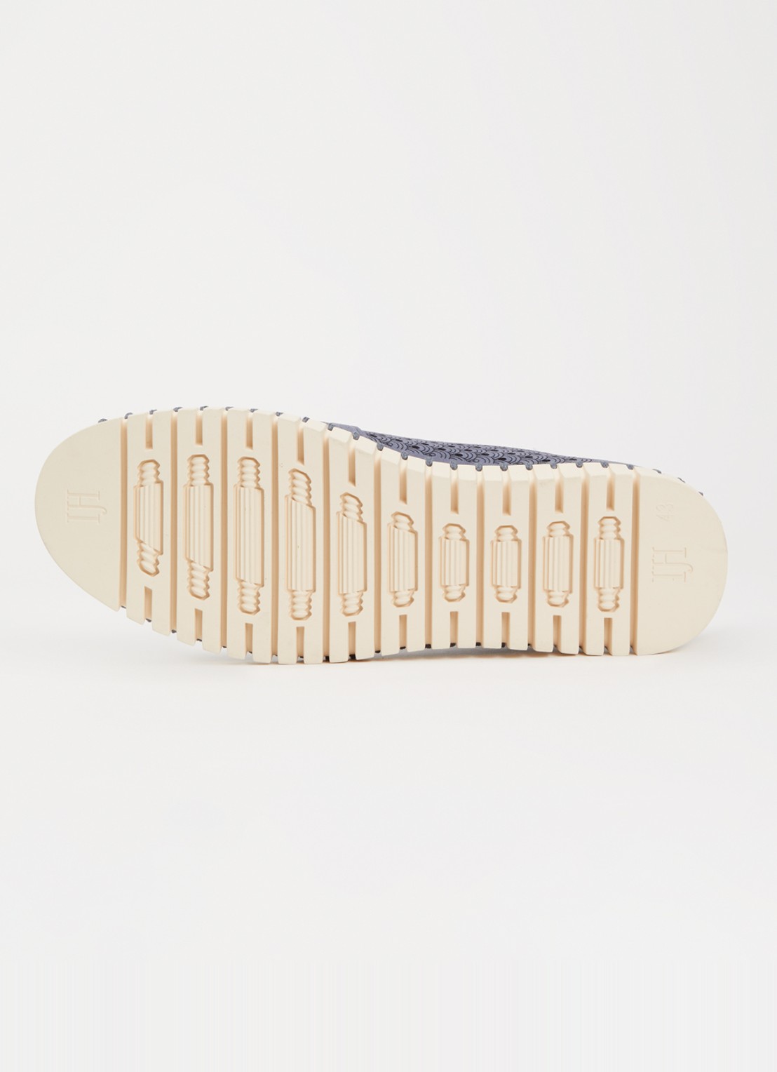 Ilse Jacobsen Tulip slip-on met cut-out detail - detail 4 petrol