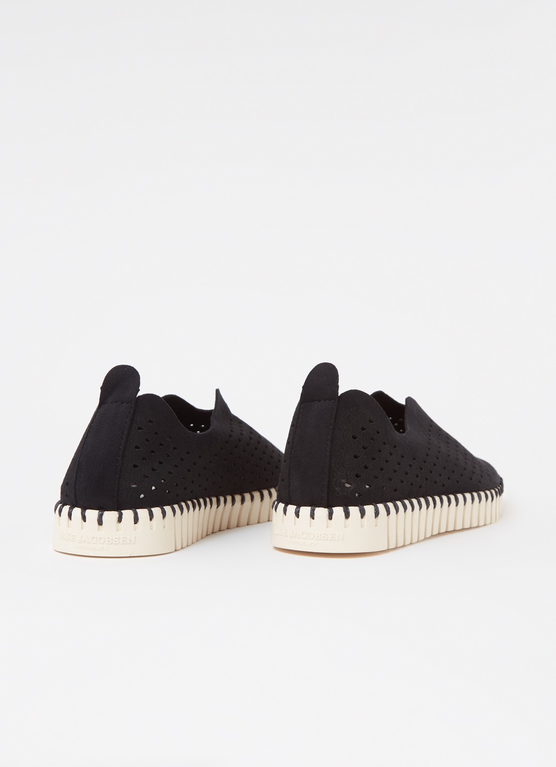Ilse Jacobsen Tulip slip-on met cut-out details - detail 2 zwart