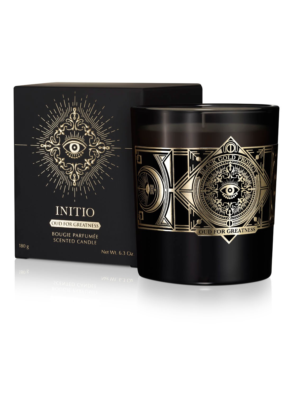 INITIO Parfums Privés Candle Oud For Greatness - geurkaars 180 gram - voorkant 4 undefined