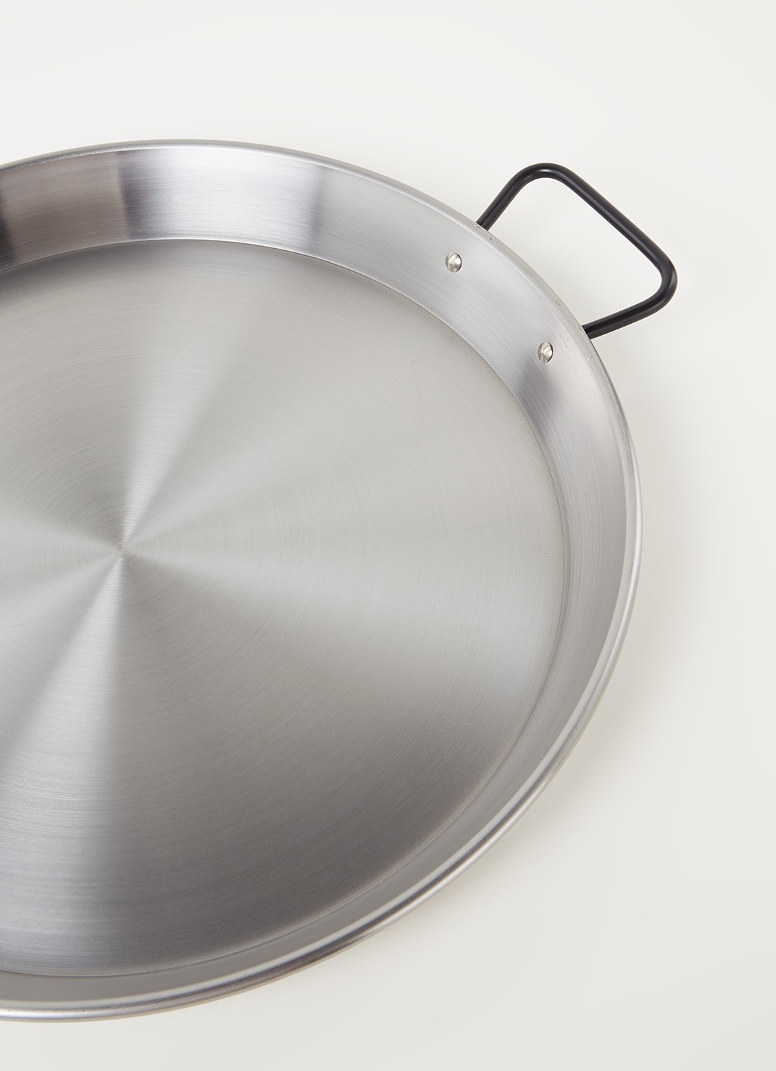 Inno Cuisinno Profi paellapan 42 cm  - detail zilver
