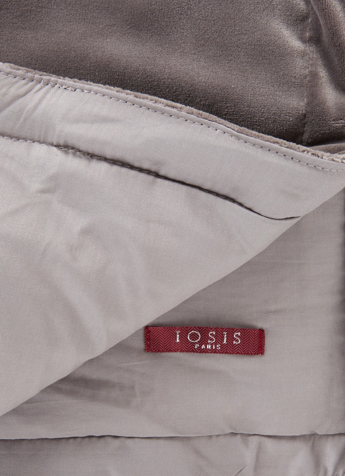 Iosis Divan bedsprei 135 x 180 cm - detail 2 donkergrijs