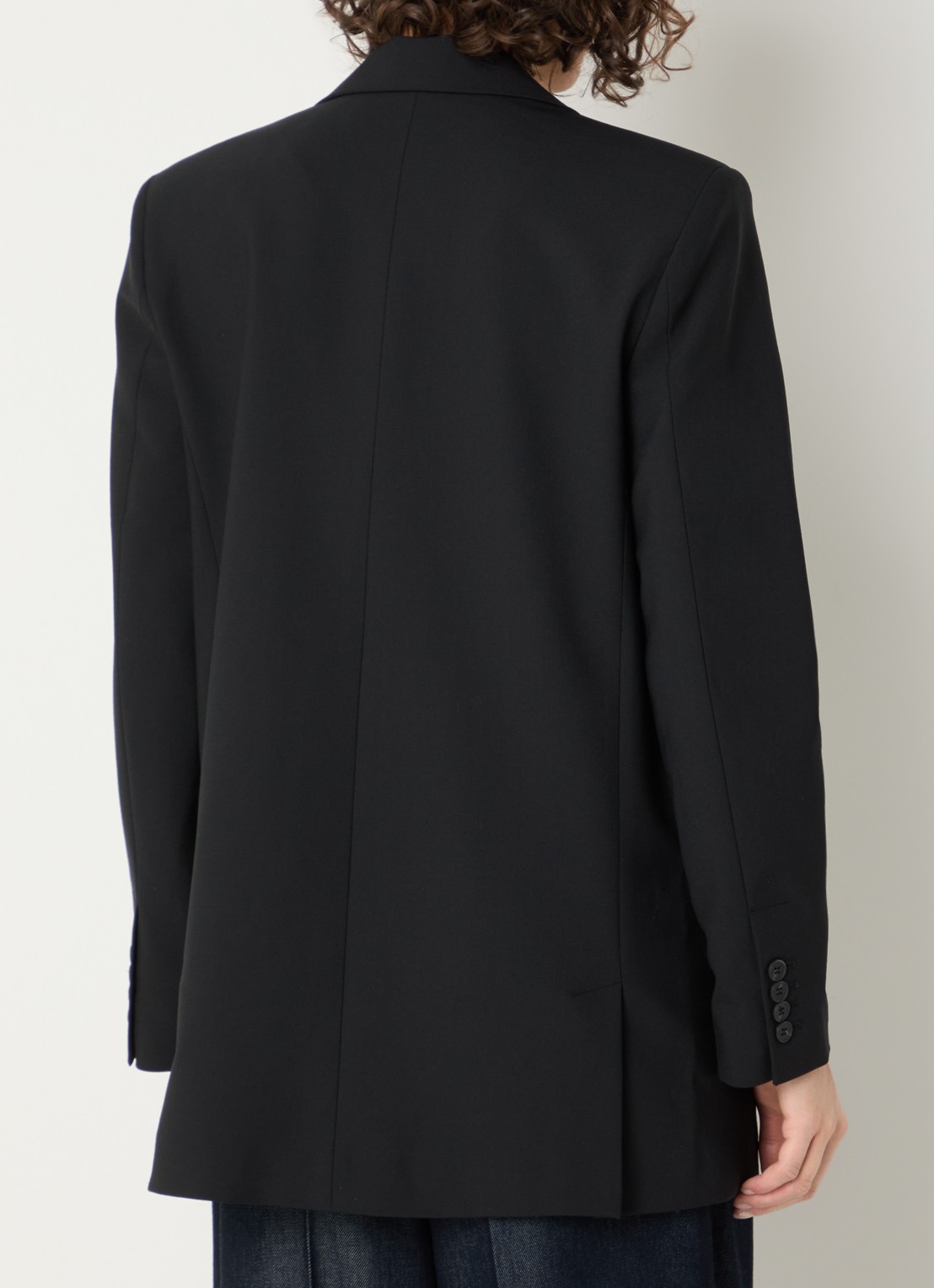 IRO Alapi blazer in wolblend met klepzakken - achterkant zwart