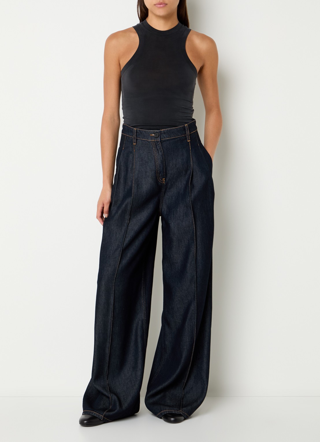 IRO Eclipse tanktop - voorkant 2 antraciet