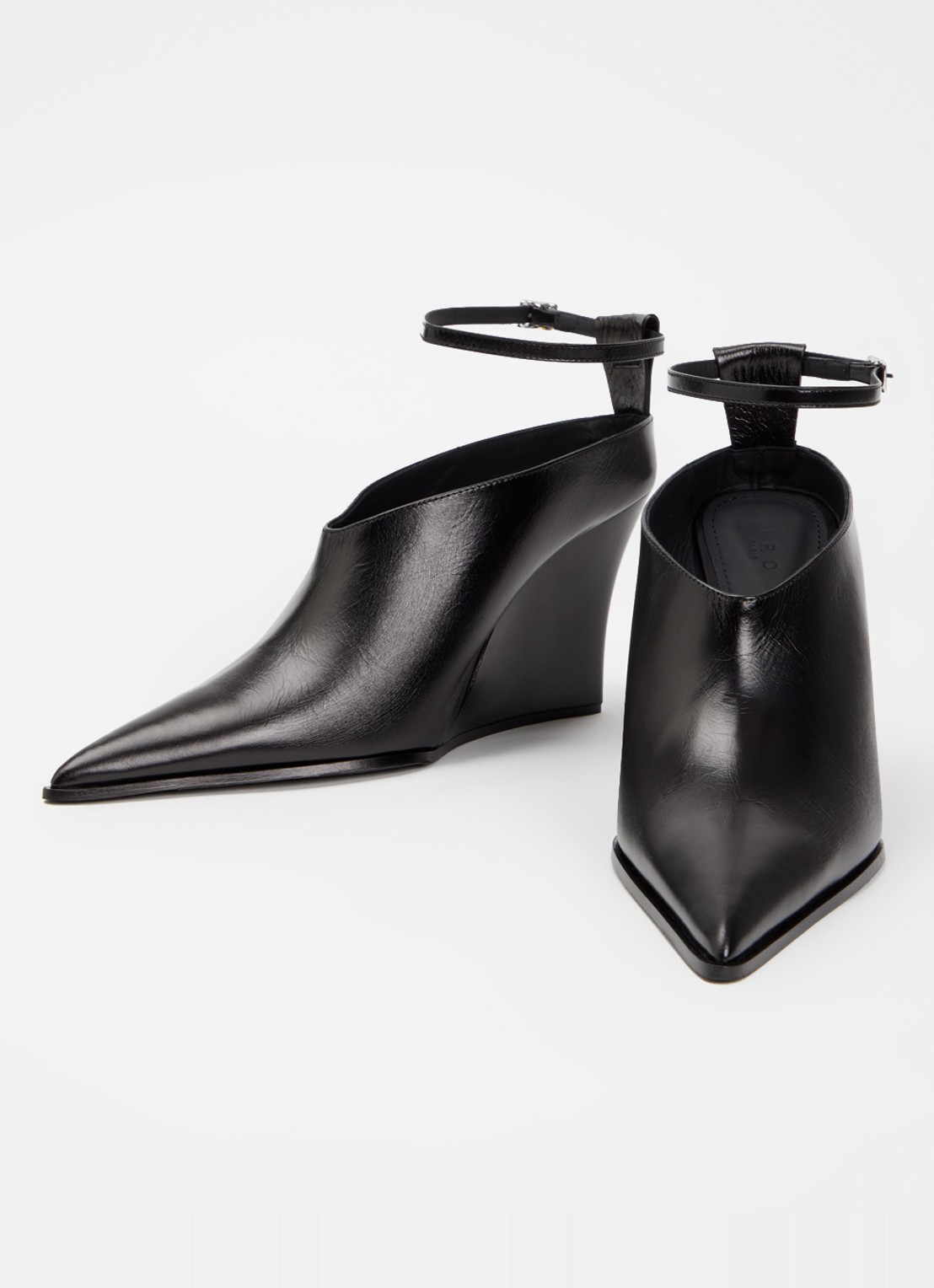 IRO Fauve pump van leer - detail 3 zwart